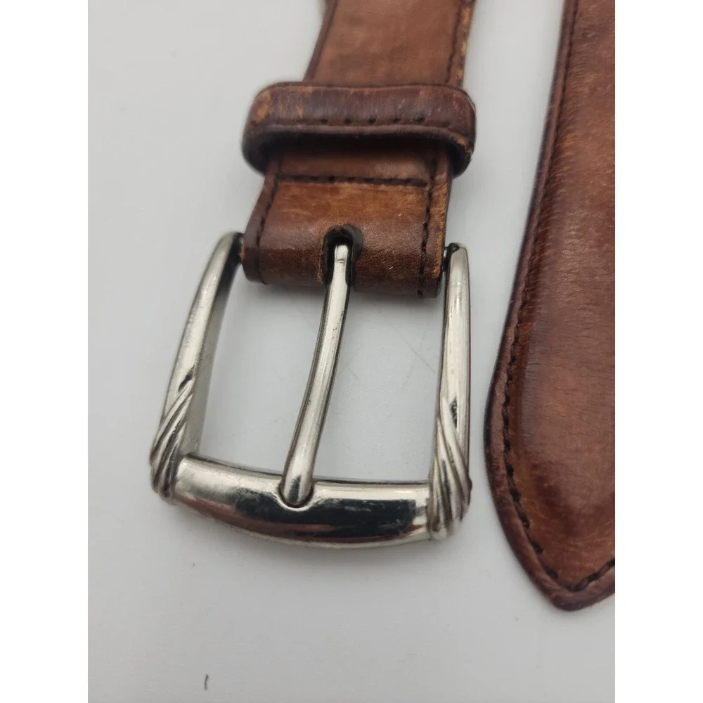 Vintage Cole Haan Woven Fabric & Braided Leather Belt 40/100 Mens 43